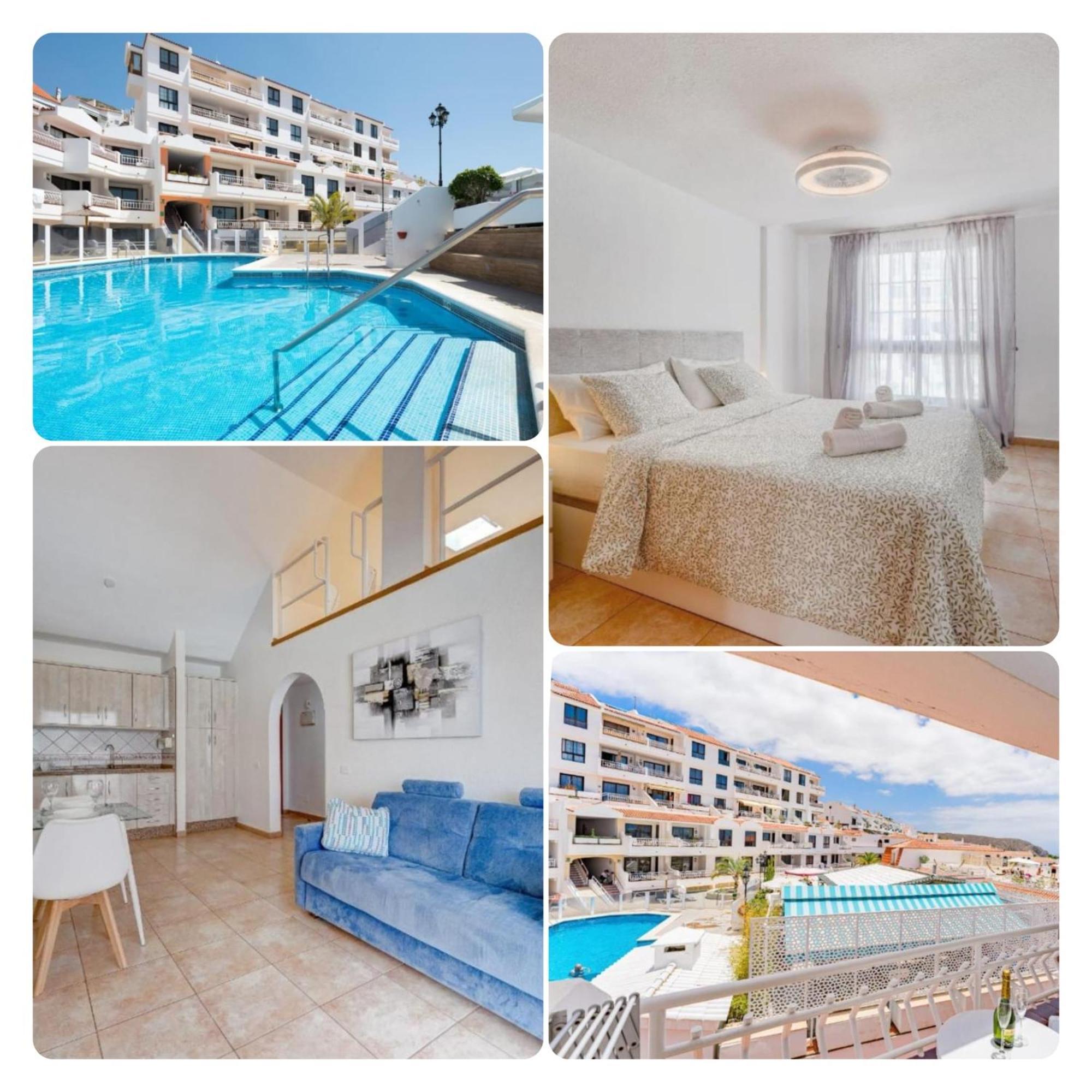 Pretty 1B Apartment In Diamantes 2, Heated Pool Los Cristianos  Luaran gambar
